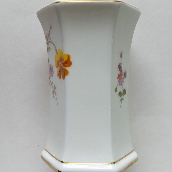 Royal Crown Derby Posies 2 Small Dishes & Vase Open Trinket Vanity Set of 3 Pcs. - Picture 11 of 16